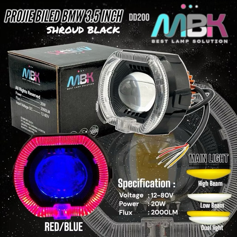 Lampu utama projie lampu depan led super terang