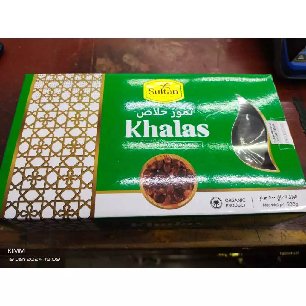 

kurma khalas kualitas super isi 500 gram