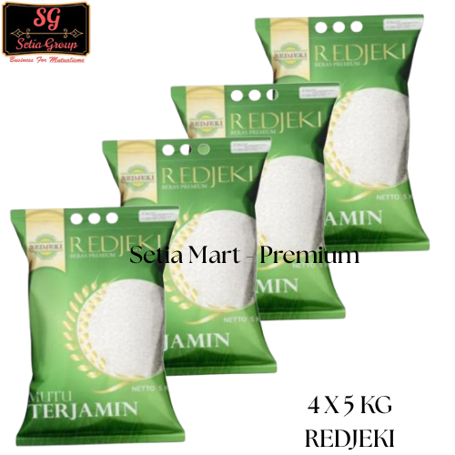 

4 X 5 KG Beras REDJEKI Beras Premium Kemasan 5 kg