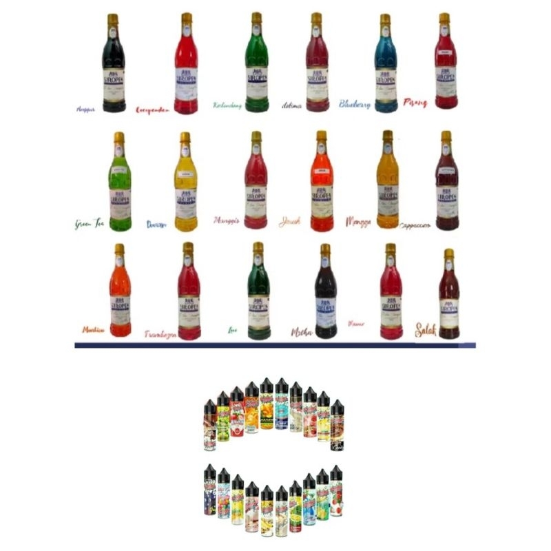 

Promo sari sari rasa siyrup pewangirefillliquidvaporizervapepodsperisafelavor. 30ml / 60ml. 01