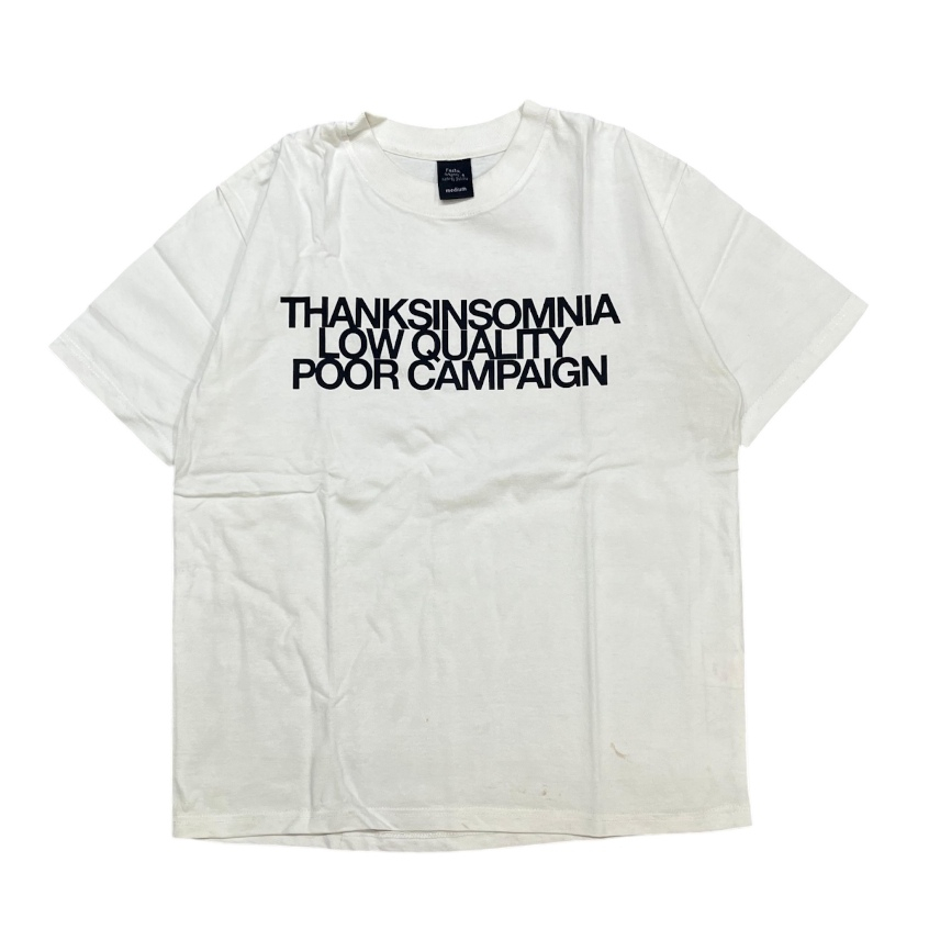Tshirt 05 White size M Thanksinsomnia - used