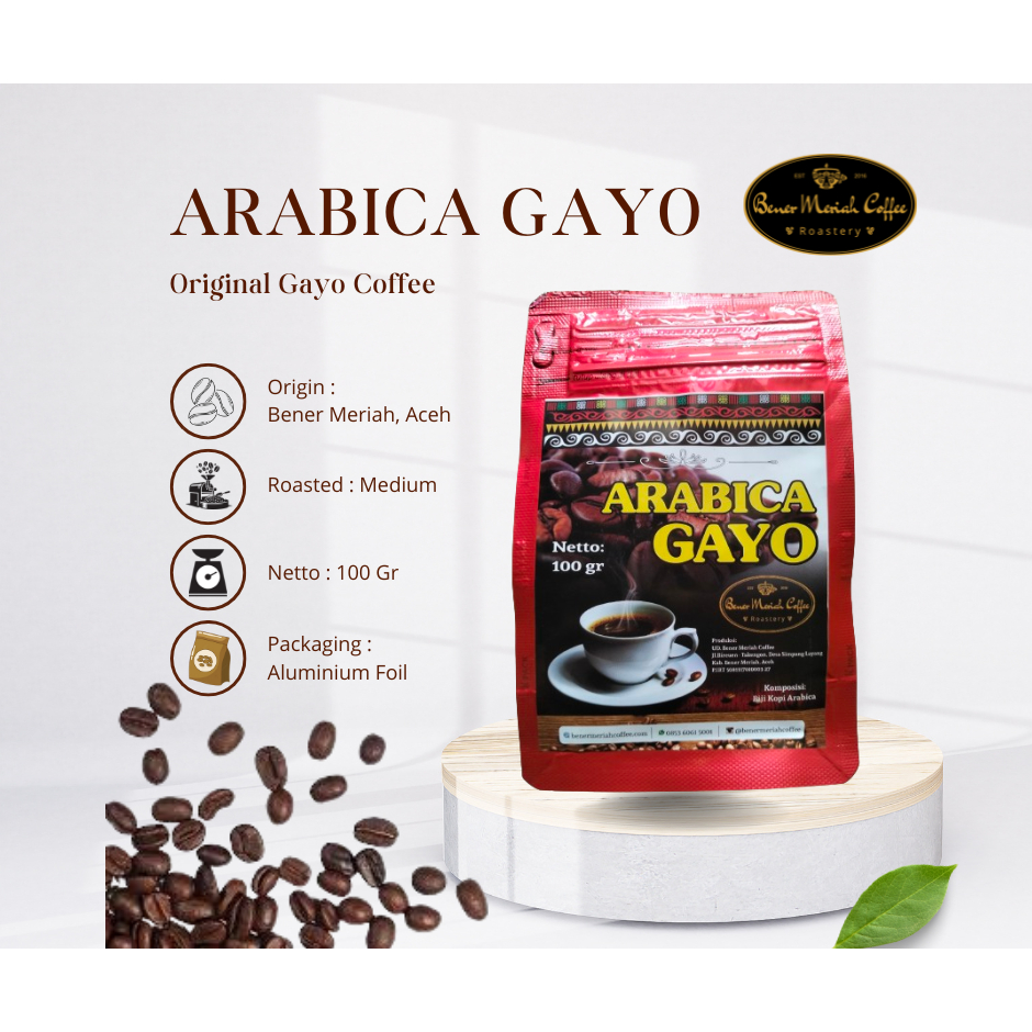 

Kopi Arabica Gayo 100 Gr