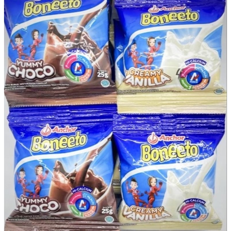 

Boneeto Susu Bubuk Anak Sekolah YummyChoco/vanilla 10×25 g - Nutrisi Pertumbuhan Anak untuk...