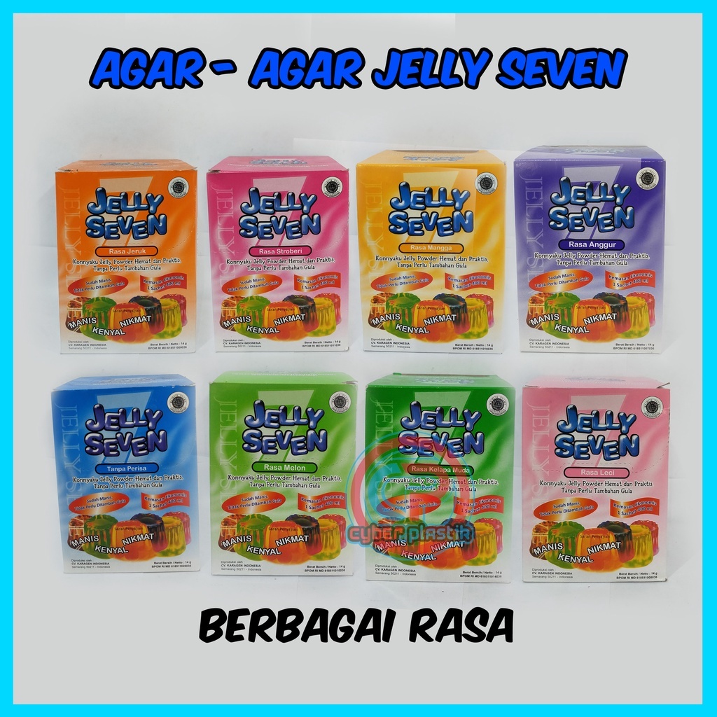 

Agar Jelly Seven terlengkap | Jelly Seven buah 14 gr x 12 pcs ( 1 box )