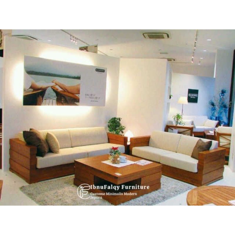 Kursi Tamu Box, Kursi Tamu Minimalis Jati, Kursi Tamu Box Jati Jepara