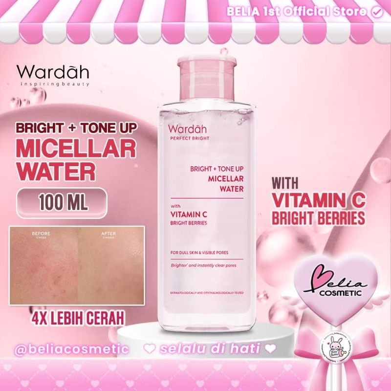 WARDAH PERFECT BRIGHT TONER UP MICELLER WATER 100ML