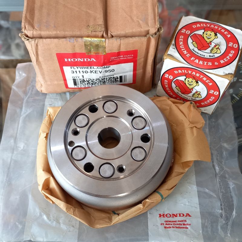 FLYWHEEL COMP MAGNET MAGNIT HONDA SUPRA FIT V XX X 100 ORIGINAL ORI AHM 31110-KEV-950