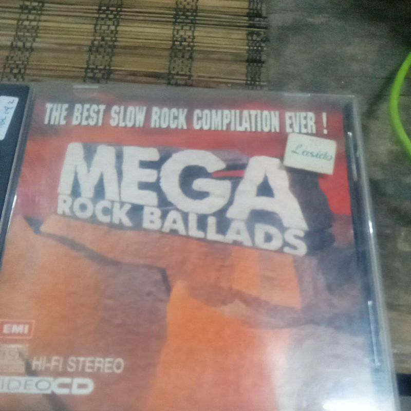 VCD MEGA ROCK BALLADS BB0053