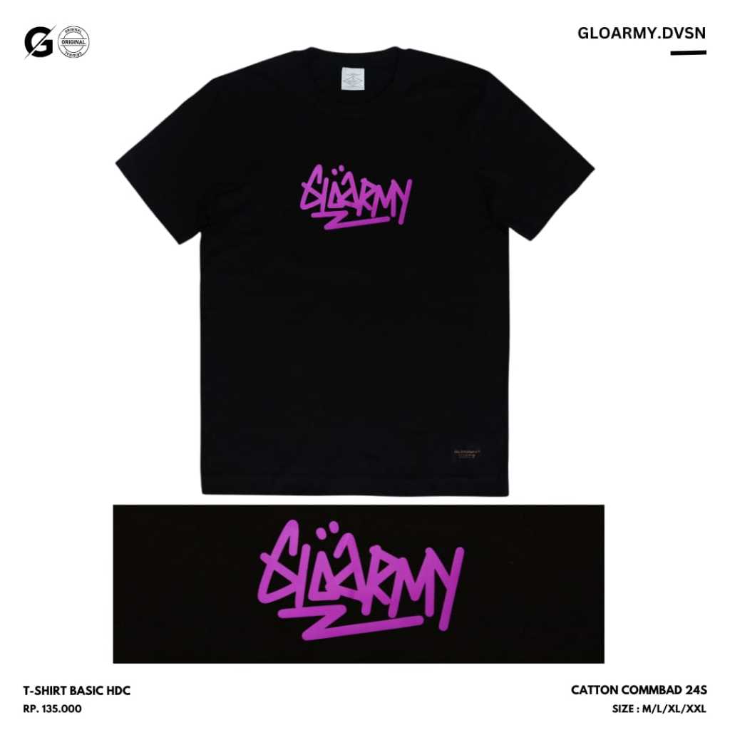 GLOARMY - SOUTH GART T-SHIRT SERIES - Kaos Pria Premium Distro Terbaru Kaos Original Brand 24S-30S