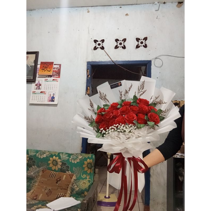 bouquet bunga besar