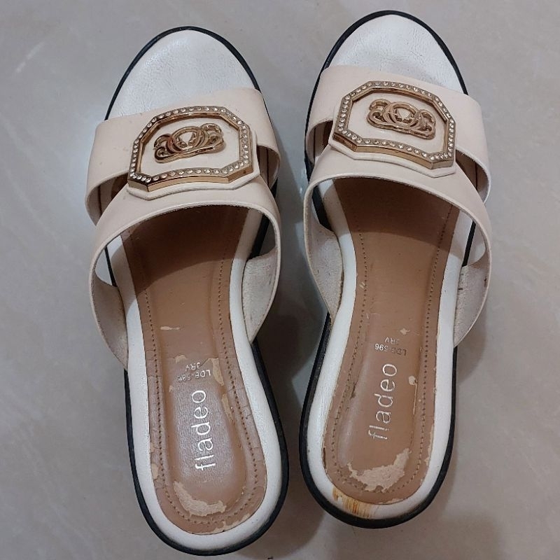 Sandal Wanita Merk Fladeo Size 37 Hak Tinggi
