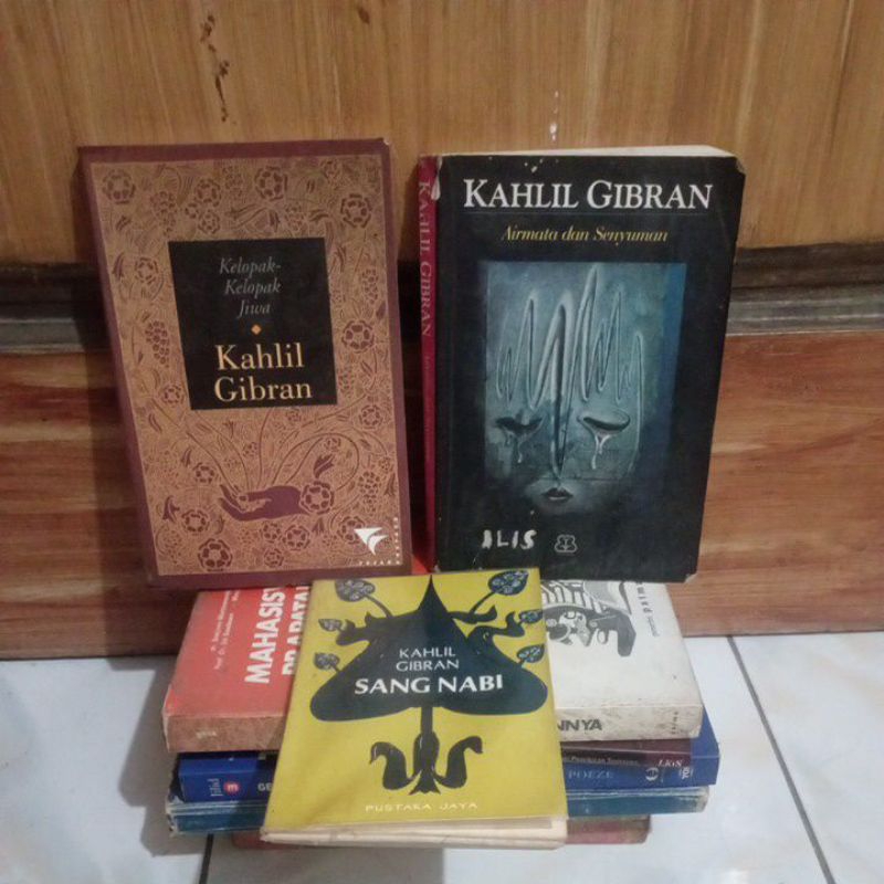 original 3 buku tahlil Gibran Air Mata & Senyuman,Sang Nabi ,Kelopak-kelopak jiwa