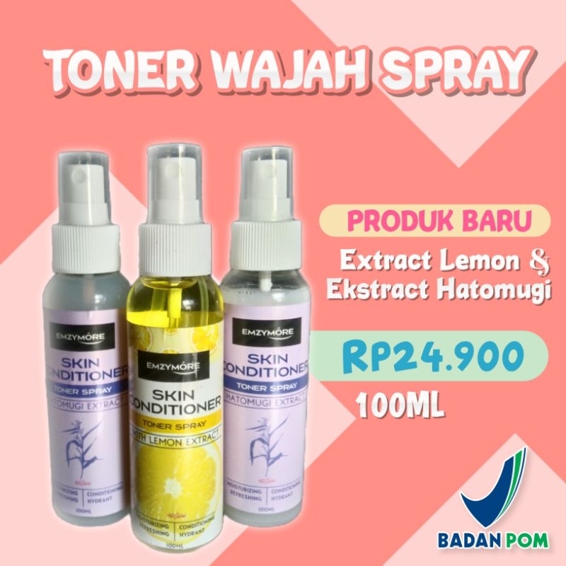 Toner Skin Conditioner Toner Pelicin Wajah Toner Hatomugi Extract Lemon Extract Wajah Glowing