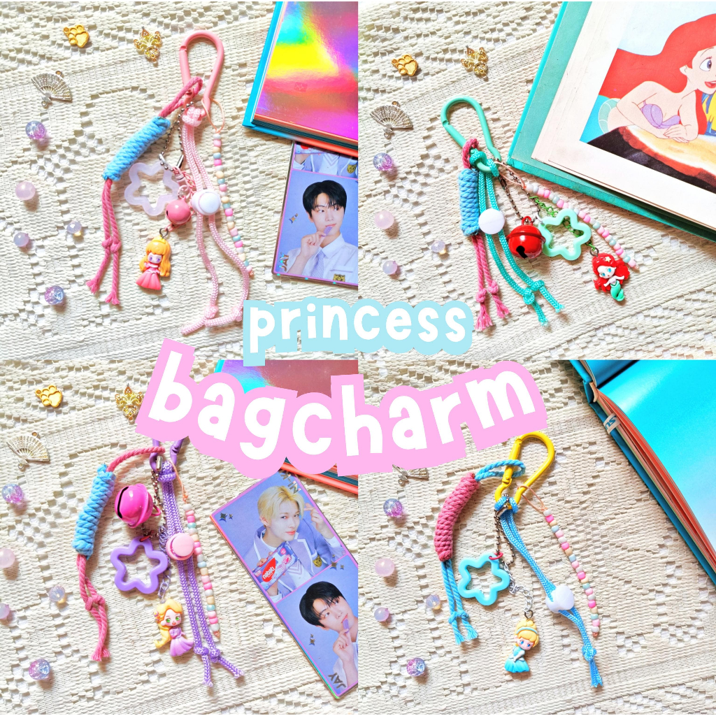 [BOOKED] Princess Bag Charm/Gantungan Kunci Disney Princess