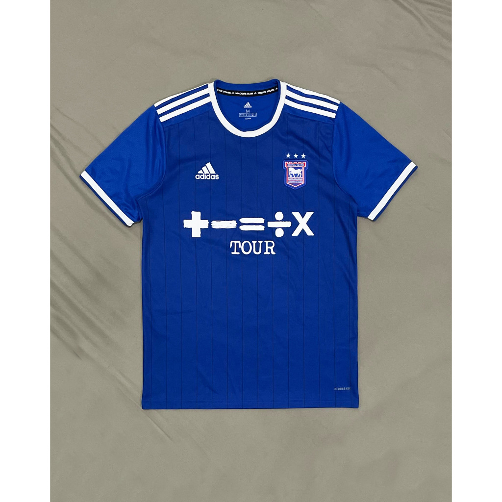 Original Adidas Ipswich Town Home Kit 2021 2022 Jersey Bola Vintage