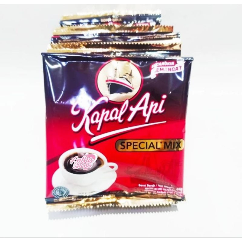 

Kapal Api Special Mix Kopi Gula 25gr isi 10 Sachet