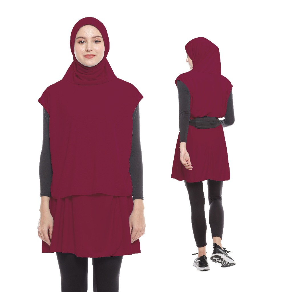 DAQILA - Baju Setelan Hijab Wanita Olahraga Lari