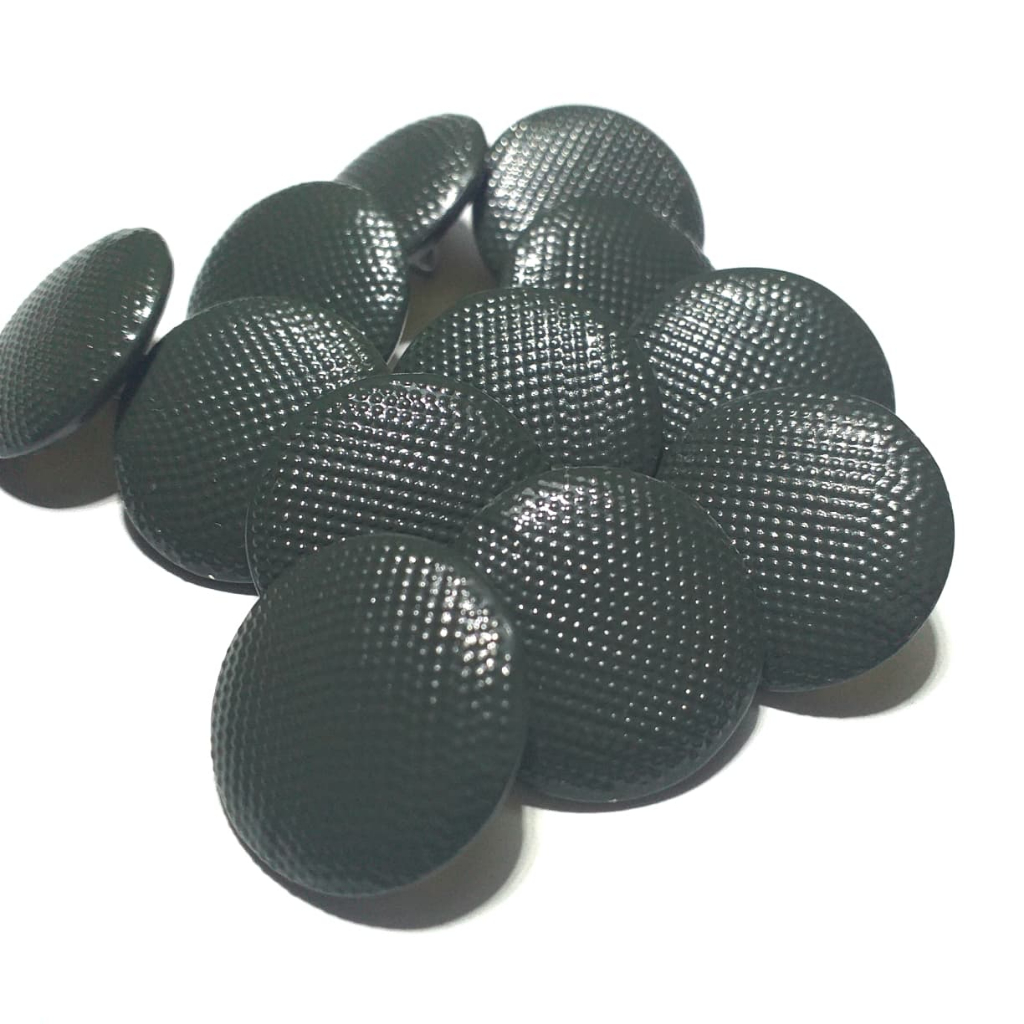 Kancing logam 20 mm 2 cm aksesoris tunic jaket militer jerman feldgrau