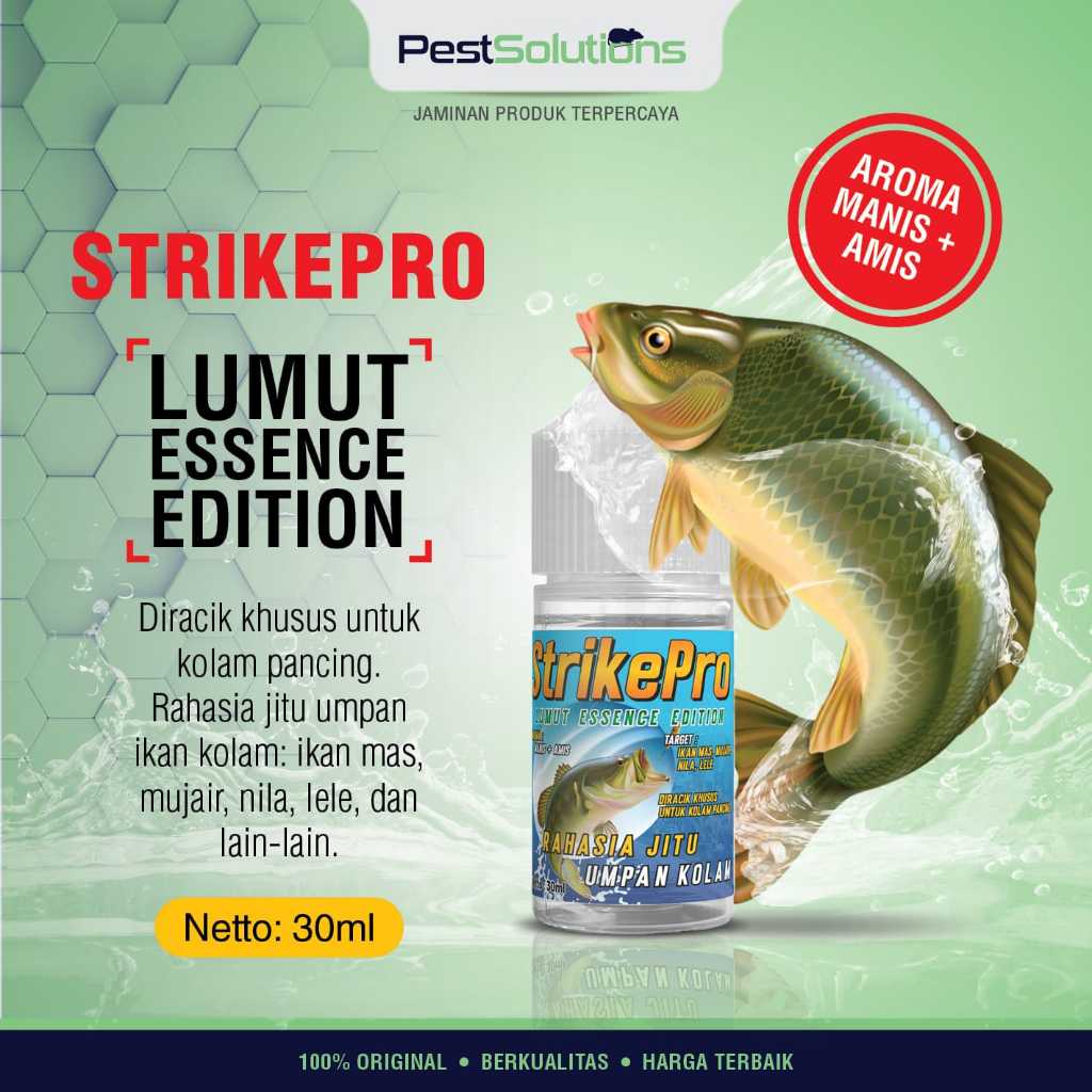 STRIKE PRO Essen Lumut Spesialis Nila Mujair Lure Edition Ikan Kolam Cocok Buat Umpan Nila Mujair Lu