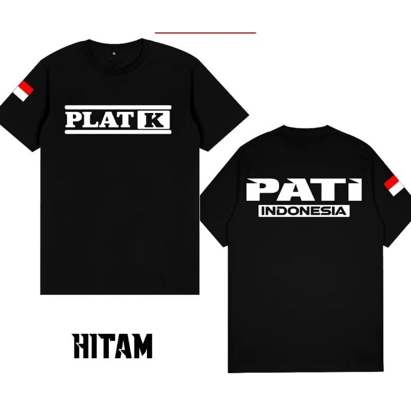 KAOS LENGAN PENDEK TEMA PLAT K PATI