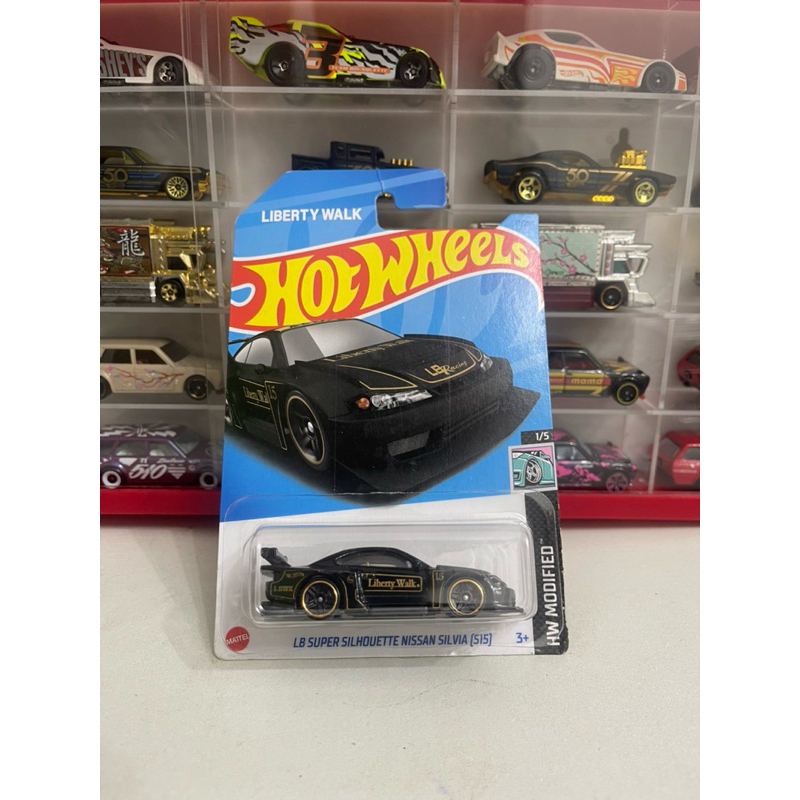 hotwheels LBWK Nissan Silvia s15 hitam