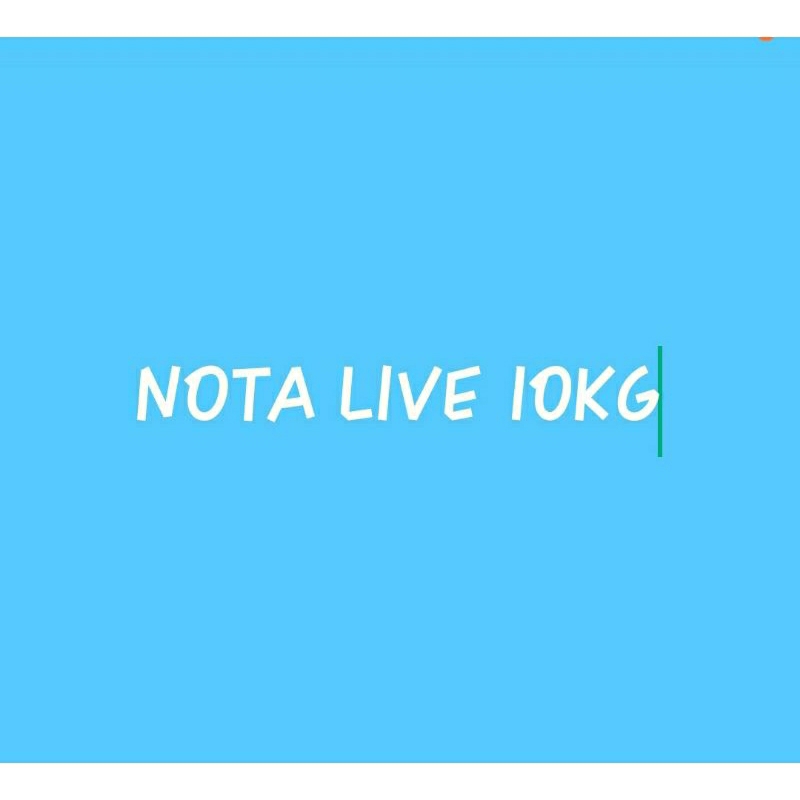 

NOTA LIVE 10 KG CARGO