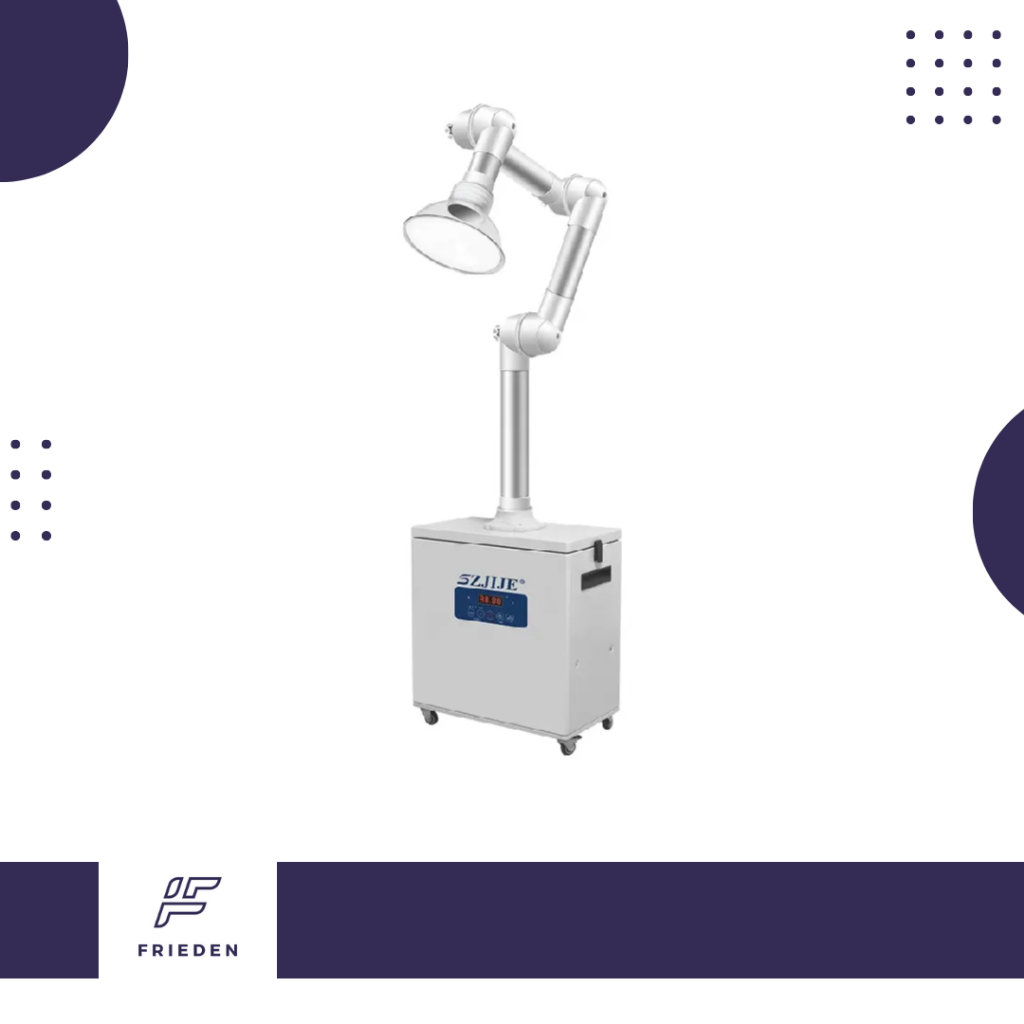 Mobile Medical CO2 Skin Pigmentation Laser Treatment Smoke Evacuator