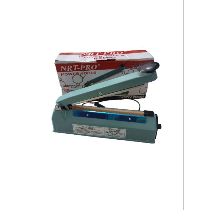 Mesin Pres Plastik Impulse Sealer 20cm Bodi Besi NRT-PRO