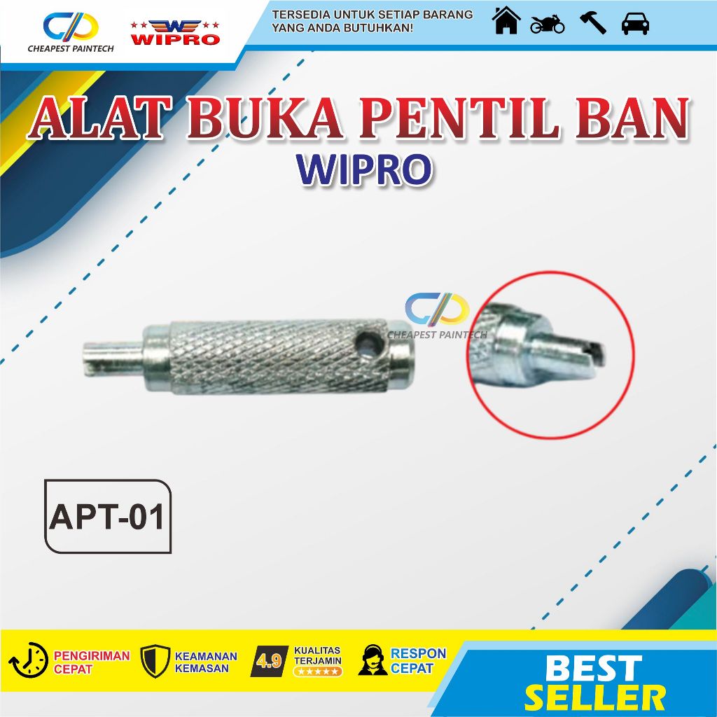 Wipro Alat Buka Pentil Ban Motor & Mobil APT-01