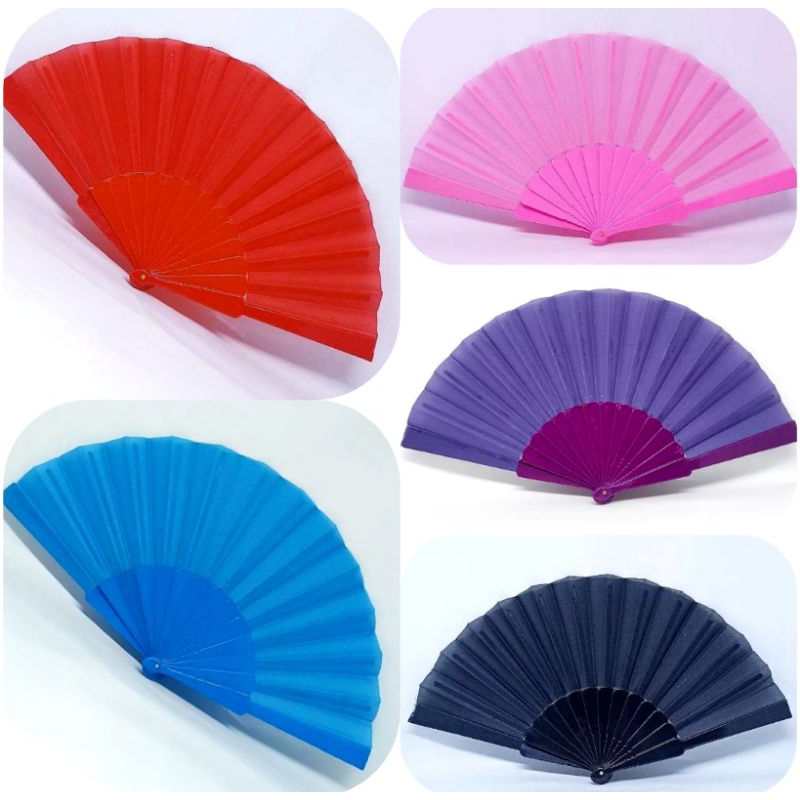 KIPAS LIPAT POLOS WARNA WARNI KIPAS LIPAT TANGAN NARI KIPAS KUNGFU CHINA