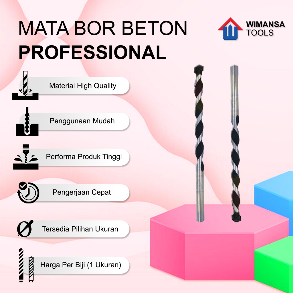 WMS-FRT MATA BOR BETON 4 MM - PROFESSIONAL TOOLS - MATA BOR BETON