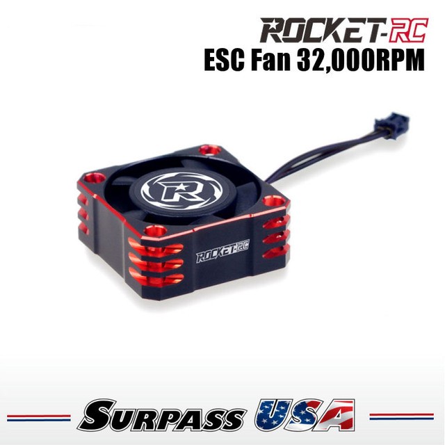 CRtoys Rocket-RC - Rocket-RC 25mm Aluminum ESC Cooling Fan 32,000RPM