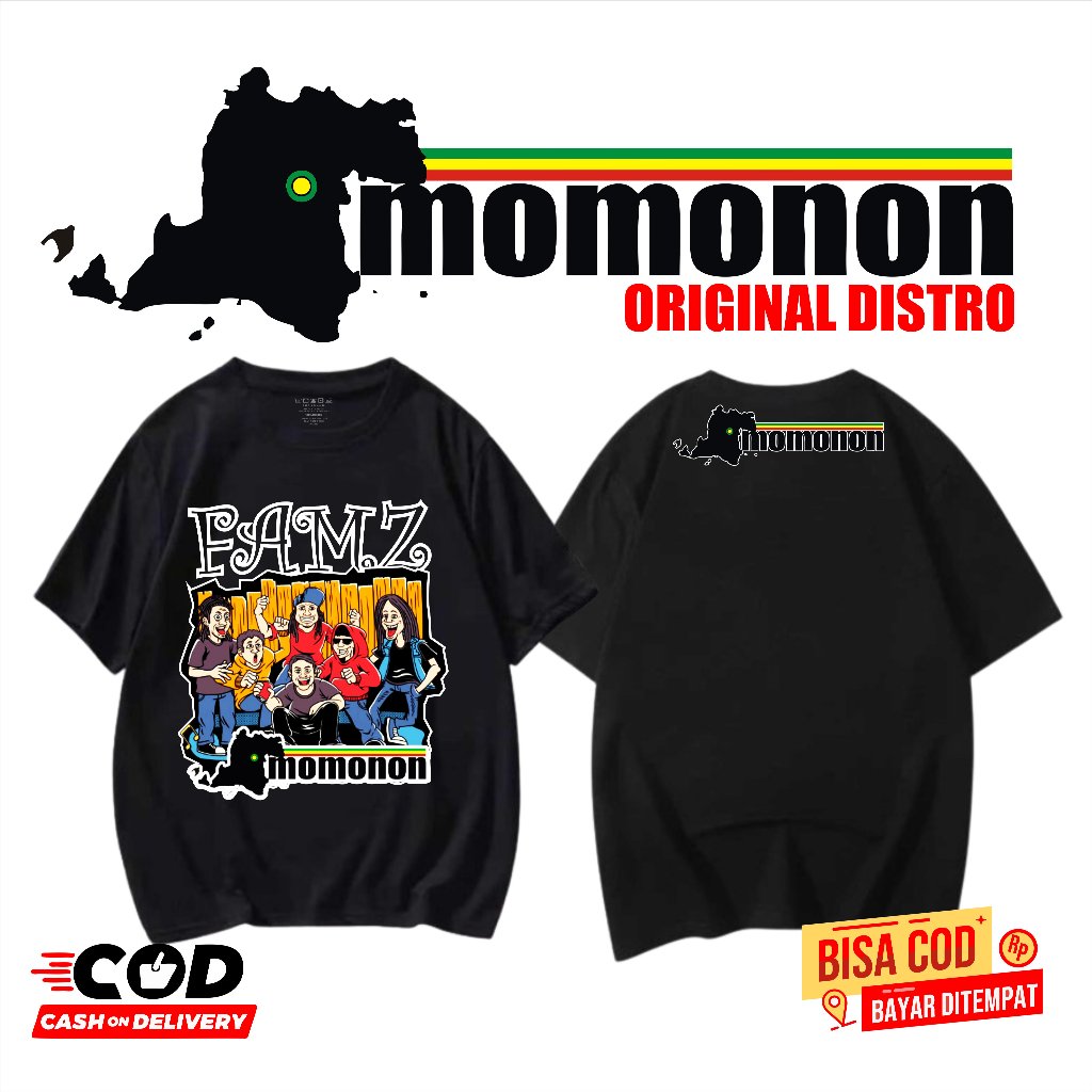 kaos momonon momonon momonon tshirt distro momonon music reggae band ska