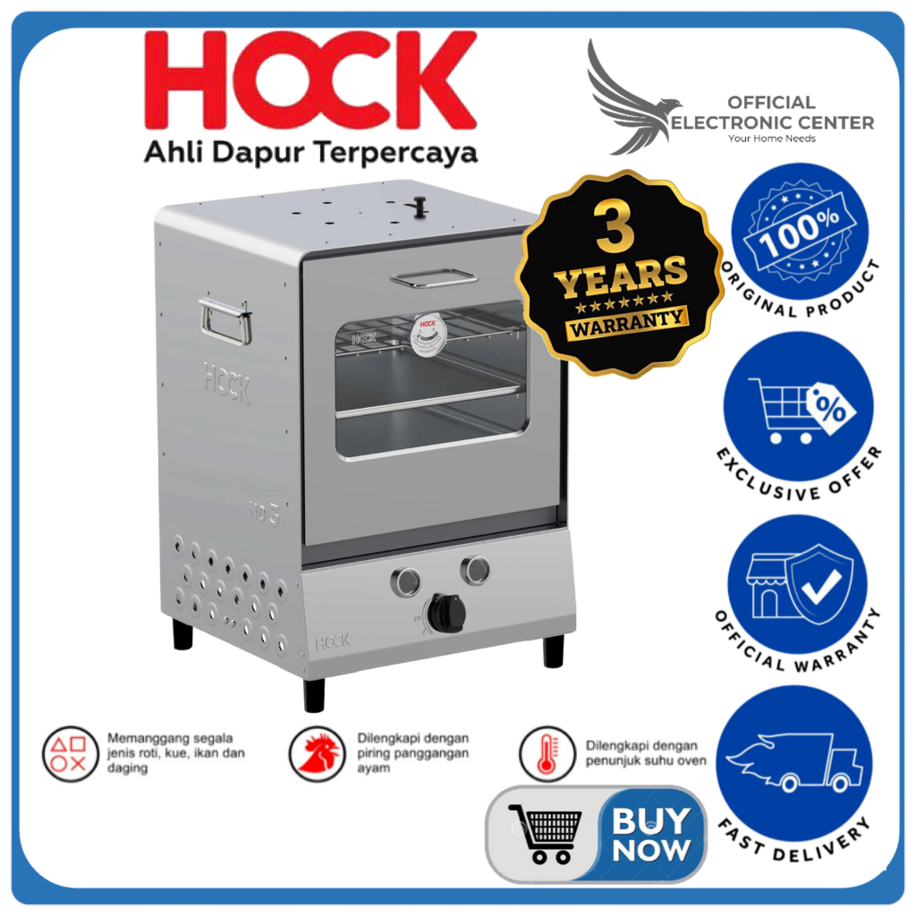 OVEN HOCK PORTABLE HO-GS103 GS103 HO GS103 29 LITER PORTABLE OVEN STAINLESS STEEL PORTABLE OVEN GAS 