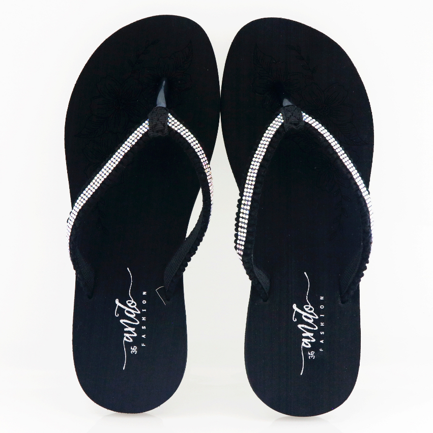 NEW  ANDO Nada Hitam - Sandal Wanita