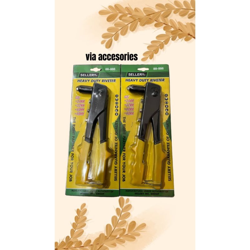 SELLERY TANG RIVET HEAVY DUTY - SELLERY HEAVY DUTY RIVETER - TANG RIVET SELLERY