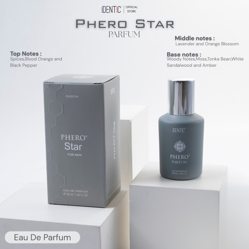 Parfum Phero x Star EDP 35ml By Identic | parfum Pria tahan lama Dan Pemikat Wanita