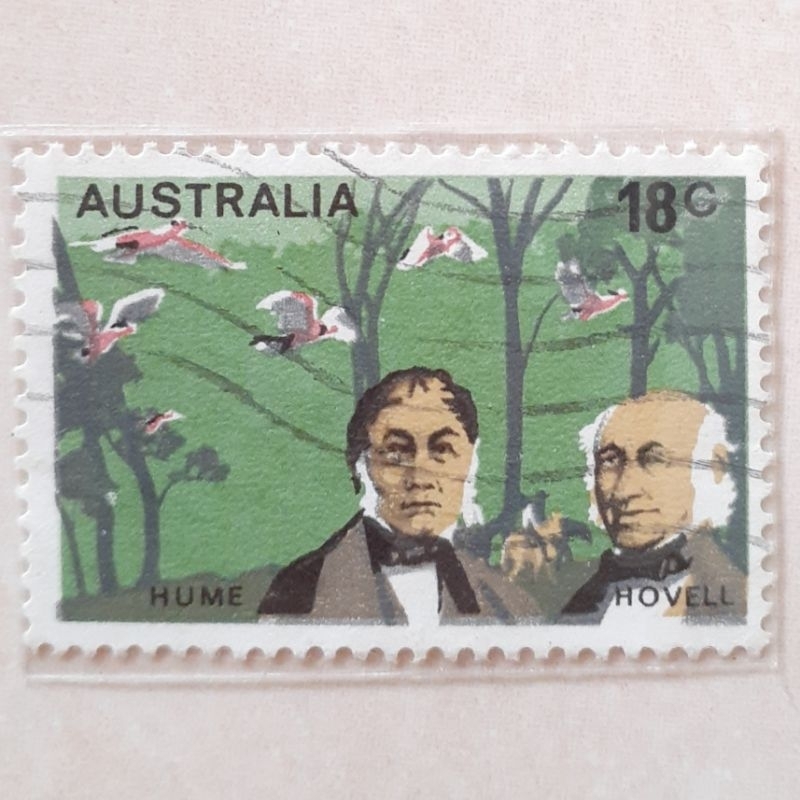 

Perangko Australia 19th Century Explorers (Hamilton Hume (1797-1873) & William Hovell (1786-1875)) Tahun 1976