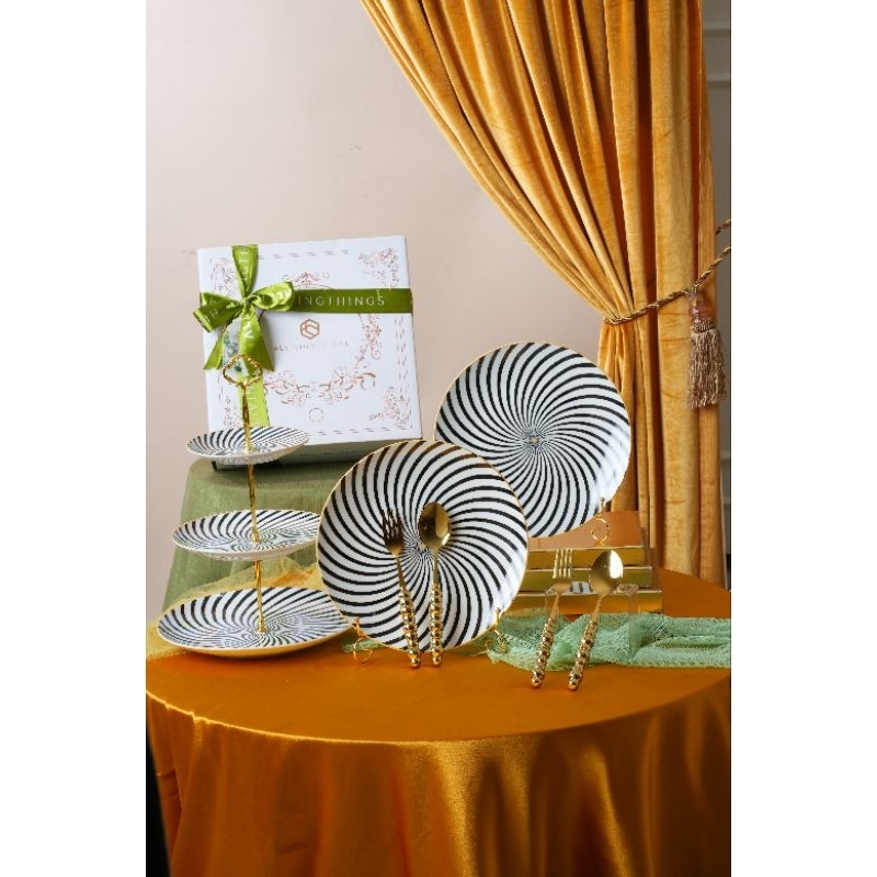 Hampers Set | Hampers Piring Keramik | Piring Keramik