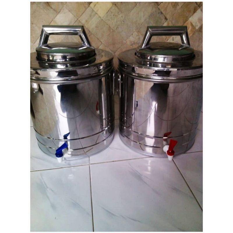 TABUNG ES PUTER 1 LITER LENGKAP