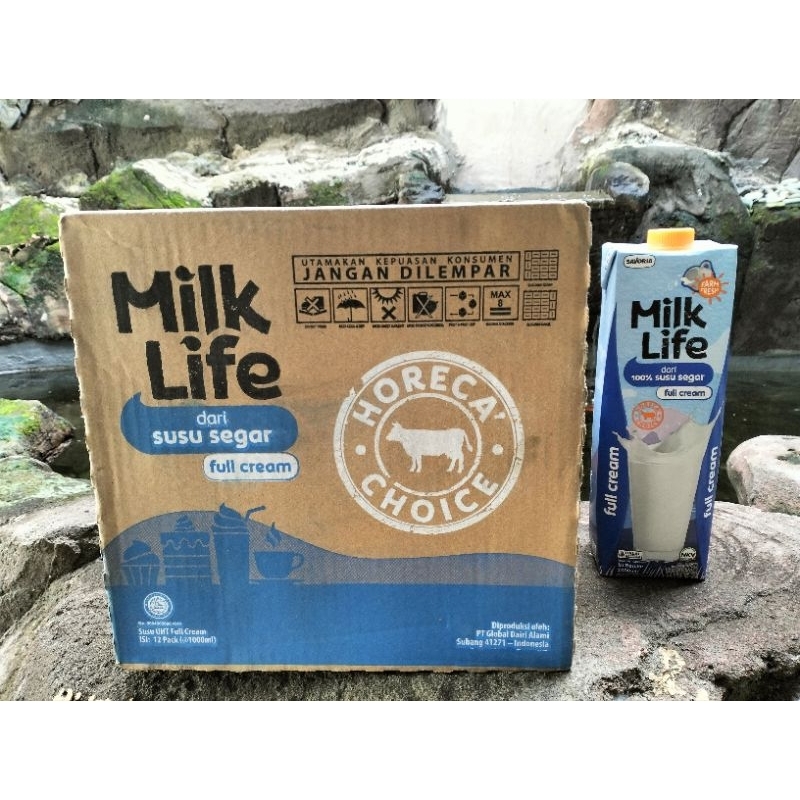 

Milk life 1L full cream barista choice fresh milk (kartonan) Ed des 2025 GOSEND