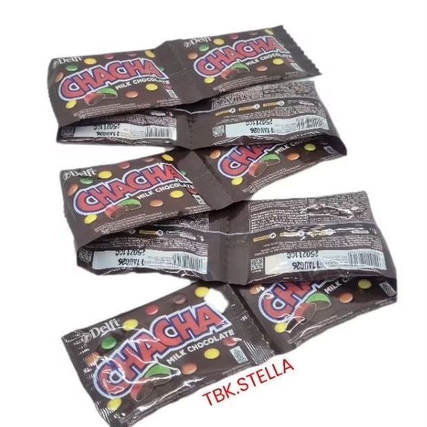 

DELFI CHACHA MILK CHOCOLATE 1 RENTENG ISI 10 BKS X 5 GR