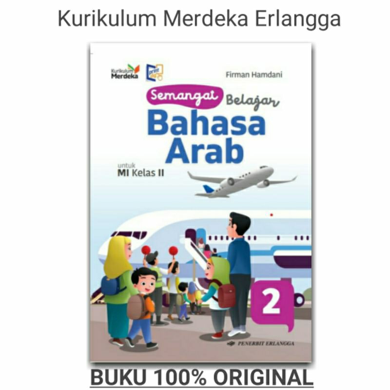 Bahasa Arab Kelas 2 SD Kurikulum Merdeka Erlangga Original