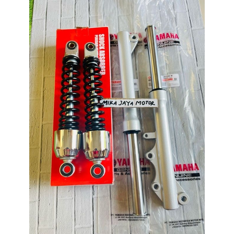 Paket Shockbreaker 5TP+As Shock Tabung Jupiter z lama/Jupiter z Burhan/Vega R lama/Crypton/Fizr