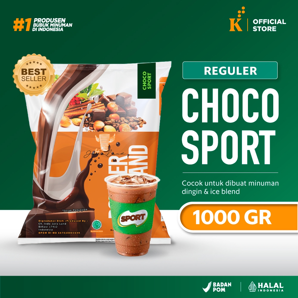 

Bubuk Minuman Bubble Powder Drink Rasa Choco Sport Javaland 1 kg