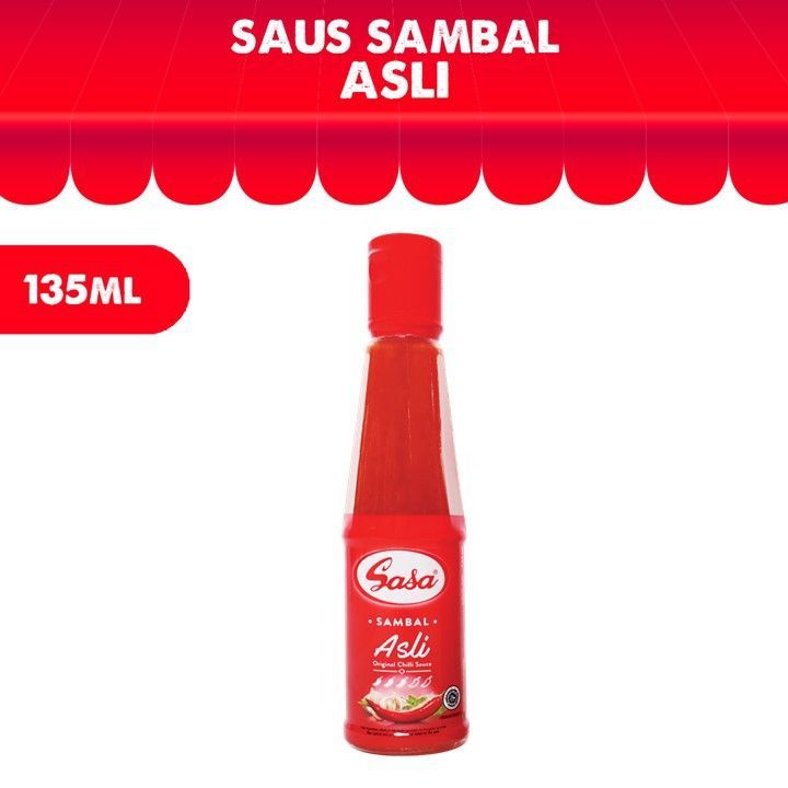 

saus sambal sasa 135 ml kemasan botol