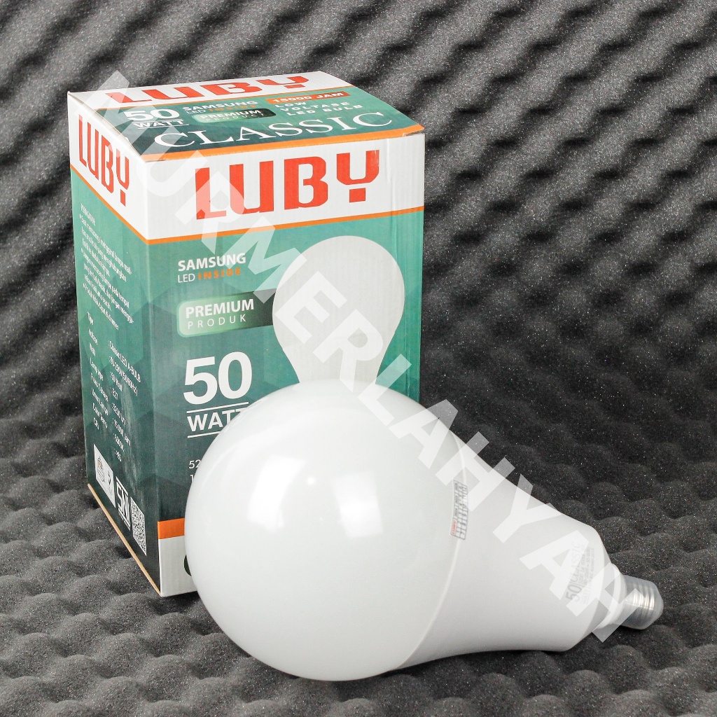 LAMPU BOHLAM LUBY CLASSIC / LAMPU LED LUBY BULB 24,30,40,50W / LAMPU TYPE CLASSIC ORIGINAL LUBY