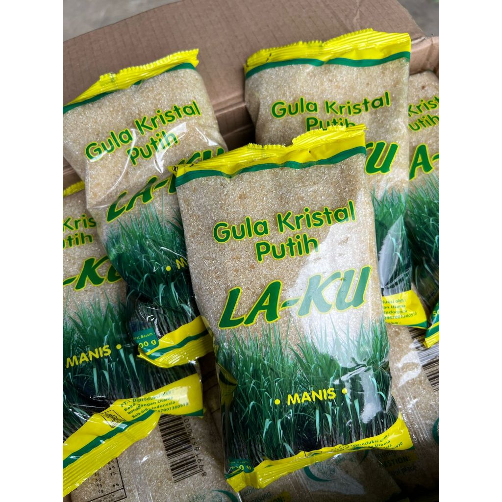 

BARANG READY PROMO GROSIR PER 2 PCS Gula Merk LA-KU 500gr