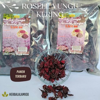 

(100 GR) BUNGA ROSELLA UNGU KUALITAS EKSPOR