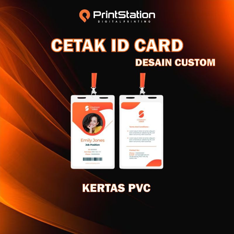 

CETAK ID CARDS BAHAN PVC SATUAN